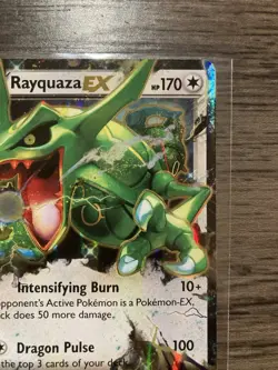 2015 Pokemon Roaring Skies Rayquaza 75/108 XY Holo Ultra Rare Near Mint NM - Image 4