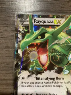 2015 Pokemon Roaring Skies Rayquaza 75/108 XY Holo Ultra Rare Near Mint NM - Image 5