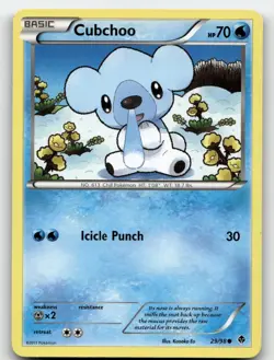CUBCHOO 29/98 COMMON EMERGING POWERS POKEMON HP - Image 2