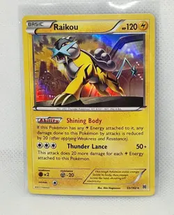 Pokemon TCG Raikou BREAKthrough 55/162 Holo Holo Rare - Image 1
