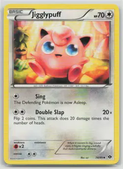 Jigglypuff 78/99 Uncommon Next Destinies Pokemon Near Mint - Image 1
