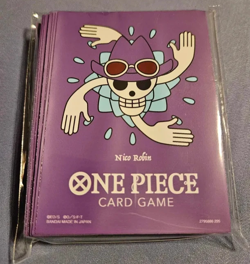 ONE PIECE Card Game Bandai Card Fest 70pcs Robin Premium Mat Vol 3 Sleeves New - Image 1