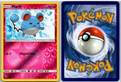 Marill 135/214 Common Lost Thunder Pokemon Reverse Holo - Image 3
