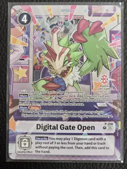 Digimon TCG -Digital Gate Open Bandai Card Fest Promo - NM - English - Image 1