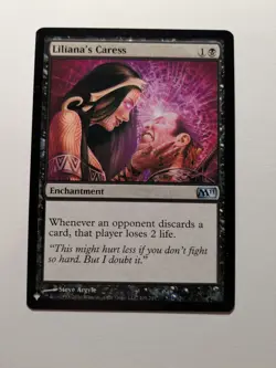 Liliana's Caress - The List Reprints (Mystery Booster 2) M11 Core Set MtG 103 - Image 1