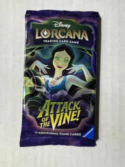 Disney Lorcana Set 13 Attack of the Vine Booster Pack factory sealed - Image 2