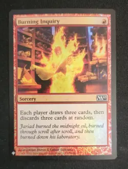 MTG Burning Inquiry - The List Reprints - Rare Foil - Near Mint - Image 1