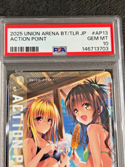 PSA 10 UNION ARENA UA45BT/TLR-1-AP13 Action Point Card To LOVE Ru Yami, Mikan - Image 2