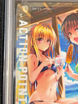 PSA 10 UNION ARENA UA45BT/TLR-1-AP13 Action Point Card To LOVE Ru Yami, Mikan - Image 5