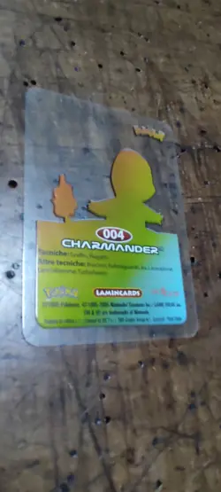 Charmander 004 Pokemon Lamincards Edibas - ITA - EXC - Image 2