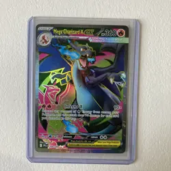 Mega Charizard X ex 109/094 Ultra Rare ME02: Phantasmal Flames Holo Pokemon Card - Image 1