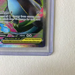 Mega Charizard X ex 109/094 Ultra Rare ME02: Phantasmal Flames Holo Pokemon Card - Image 2