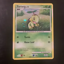Pokemon Turtwig DP01 Black Star Diamond & Pearl Promo MP / HP Condition - Image 1