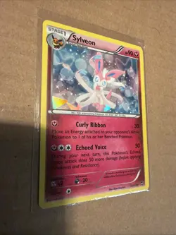 Sylveon XY Furious Fists 72/111 Pokemon English Cracked Ice Holo 2014 MP - Image 3