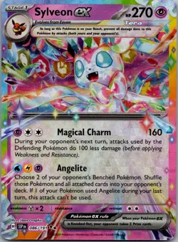 Sylveon ex 086/191 Double Rare Surging Sparks Pokemon Holo Near Mint - Image 1