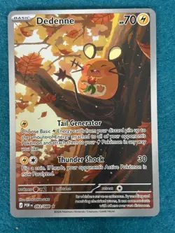 Pokemon Dedenne IR 093/088 Illustration Rare Holo Perfect Order NM - Image 1