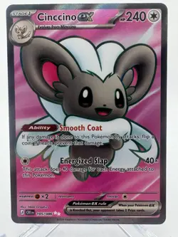 Cinccino ex 105/086 Chaos Rising Ultra Rare Pokemon - Image 1
