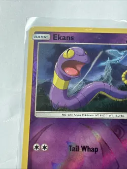 Ekans 26/68 Hidden Fates 2019 Reverse Holo Foil Rare Pokemon TCG Card - NM - Image 3