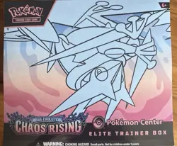Pokemon Chaos Rising Pokemon Center ETB Elite Trainer Box Factory Sealed New - Image 1