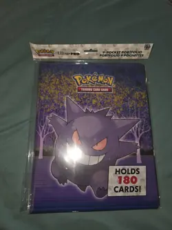 Ultra Pro Pokemon Gengar Haunted Holows 9-Pocket Binder Holds 180 Cards - Image 1