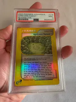 2003 Pokemon Apricorn Forest Reverse Holo Trainer Aquapolis 118/147 PSA 9 Mint! - Image 1