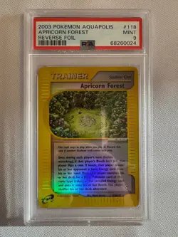 2003 Pokemon Apricorn Forest Reverse Holo Trainer Aquapolis 118/147 PSA 9 Mint! - Image 3