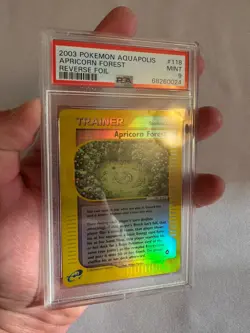 2003 Pokemon Apricorn Forest Reverse Holo Trainer Aquapolis 118/147 PSA 9 Mint! - Image 5