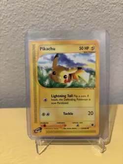 Pokemon TCG 2002 Pikachu 124 Expedition Base Set - Image 1