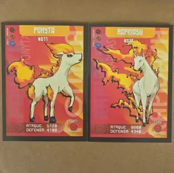 Ponyta & Rapidash 2 Card Lot | Pokemon Pokedex Edition: Peruvian - Image 1