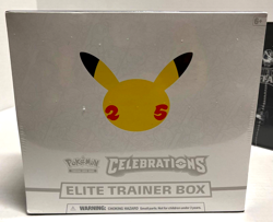 Pokemon TCG Celebrations Elite Trainer Box New Factory Sealed Includes 10 Packs 820650809439 - Image 1