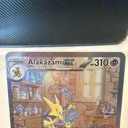 Pokemon TCG Alakazam EX 151 Holo Card Scarlet & Violet 201/165 NM/Mint - Image 3