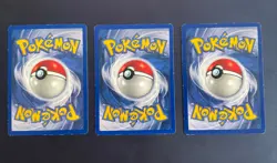 x3 Pidgey Shadowless Base Set Unlimited Moderately Played Pokemon Cards - Image 5