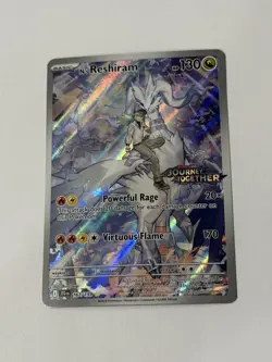 N's Reshiram 167/159 Illustration Rare Holo Alt Art Stamped SV09 English - Image 3