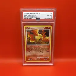 2008 Pokemon D & P Moltres- Holo Majestic Dawn #10 (PSA 6) - Image 1