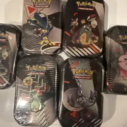 Unova Mini Tin Factory Sealed Pokemon TCG Black Bolt White Flare - LOT OF 6 - Image 5