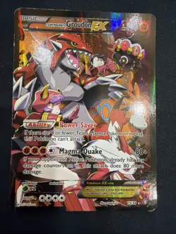 Pokemon Team Magma's Groudon EX Full Art Holo Rare 15/34 Double Crisis 190HP DMG - Image 1