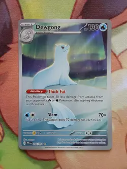Dewgong 097/094 IR Illustration Rare - Phantasmal Flames - Pokemon TCG EN NM - Image 1