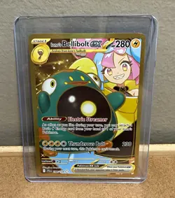 Pokemon TCG Iono's Bellibolt ex 188/159 Sv09 Journey Together Hyper Rare Holo EN - Image 1