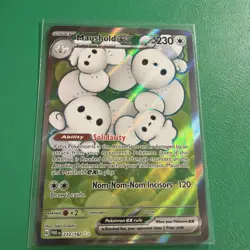 Maushold EX Full Art Ultra Rare Holo 233/182 Pokemon TCG SV04 Paradox Rift - Image 1