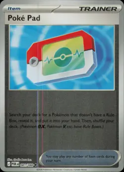 POKE PAD 081/088 UC PERFECT ORDER POKEMON REVERSE HOLO NM - Image 1