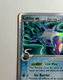 Pokemon Latios EX Dragon Frontiers Ultra Rare Holo Card Delta Species 96/101 HP - Image 3