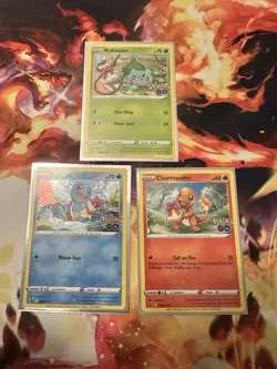 Pokemon GO TCG - Squirtle, Charmander, Bulbasaur Pin set Promos - Image 1