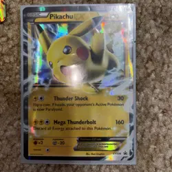 Pokemon TCG Pikachu EX Ultra Rare Holo Pokemon Card - Image 1