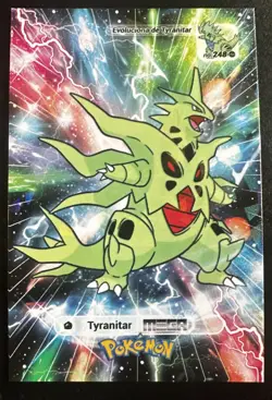 MEGA TYRANITAR - POKEMON CARD DATABASE 2 JOHTO CCG FOIL - Image 1