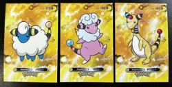 MAREEP X FLAAFFY X AMPHAROS EVOLUTION LOT - POKEMON CARD DATABASE 2 CCG FOIL - Image 1