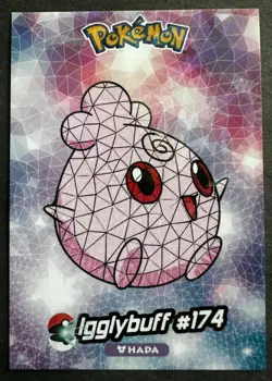 IGGLYBUFF - POKEMON CRYSTAL CARD COLLECTION CRACKED CCG ICE HOLO - Image 1