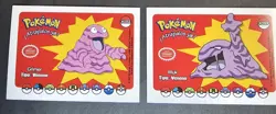 GRIMER X MUK EVOLUTION LOT - WHOS THAT POKEMON VINTAGE 1997 CCG - Image 1