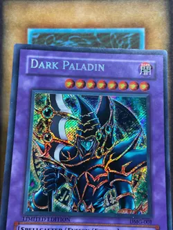 Yugioh Dark Paladin DMG-001 Secret Rare Limited Edition Promo LP - Image 2