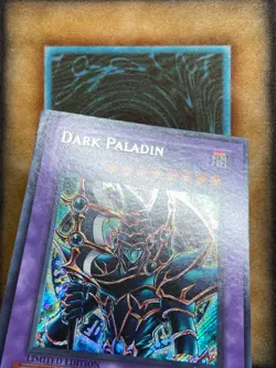 Yugioh Dark Paladin DMG-001 Secret Rare Limited Edition Promo LP - Image 3