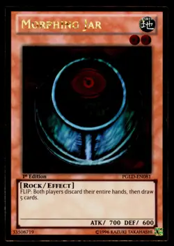 Morphing Jar - PGLD-EN081 NM Gold Rare Premium Gold Yu-Gi-Oh 1st Edition - Image 1